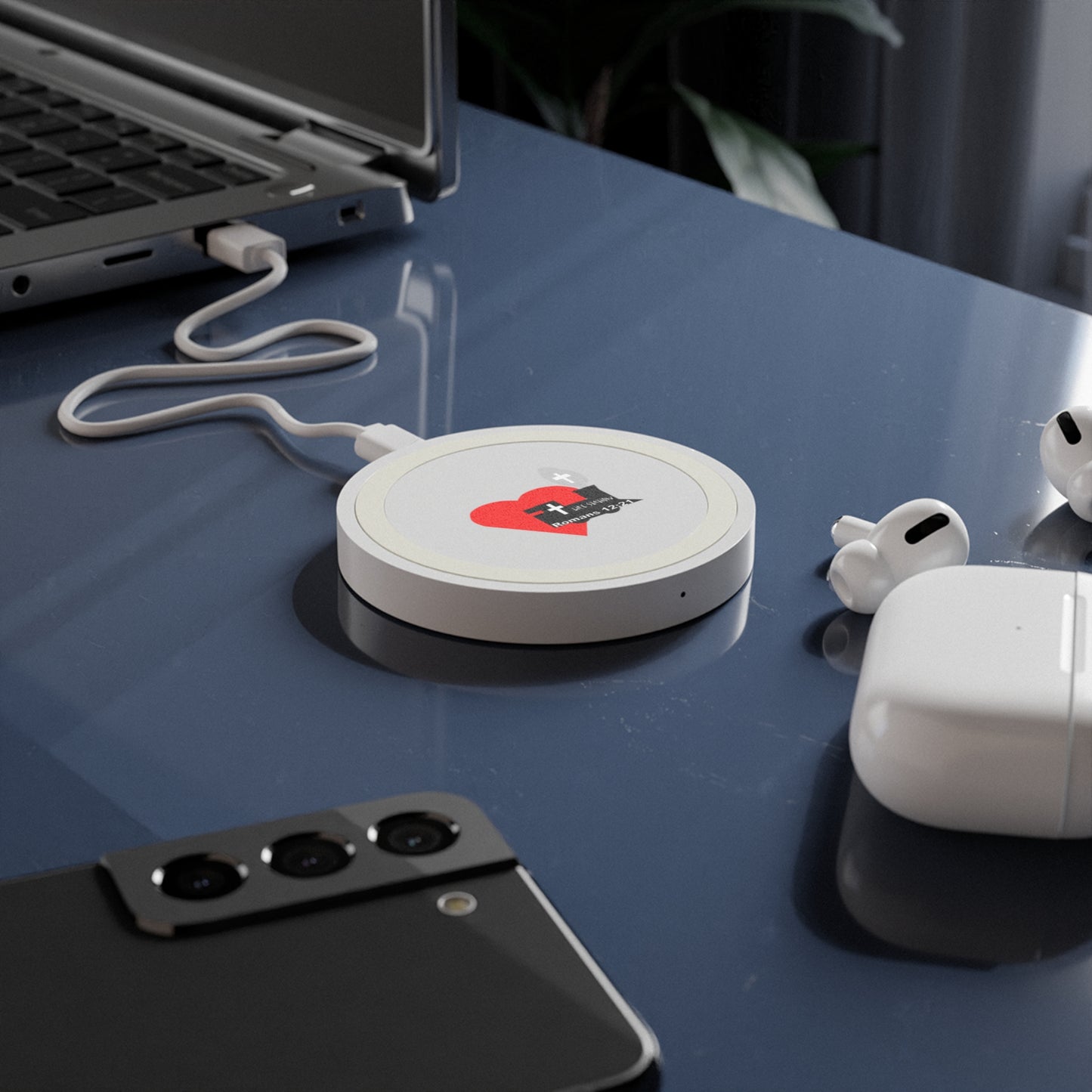 Life Station Logo Quake Wireless Charging Pad