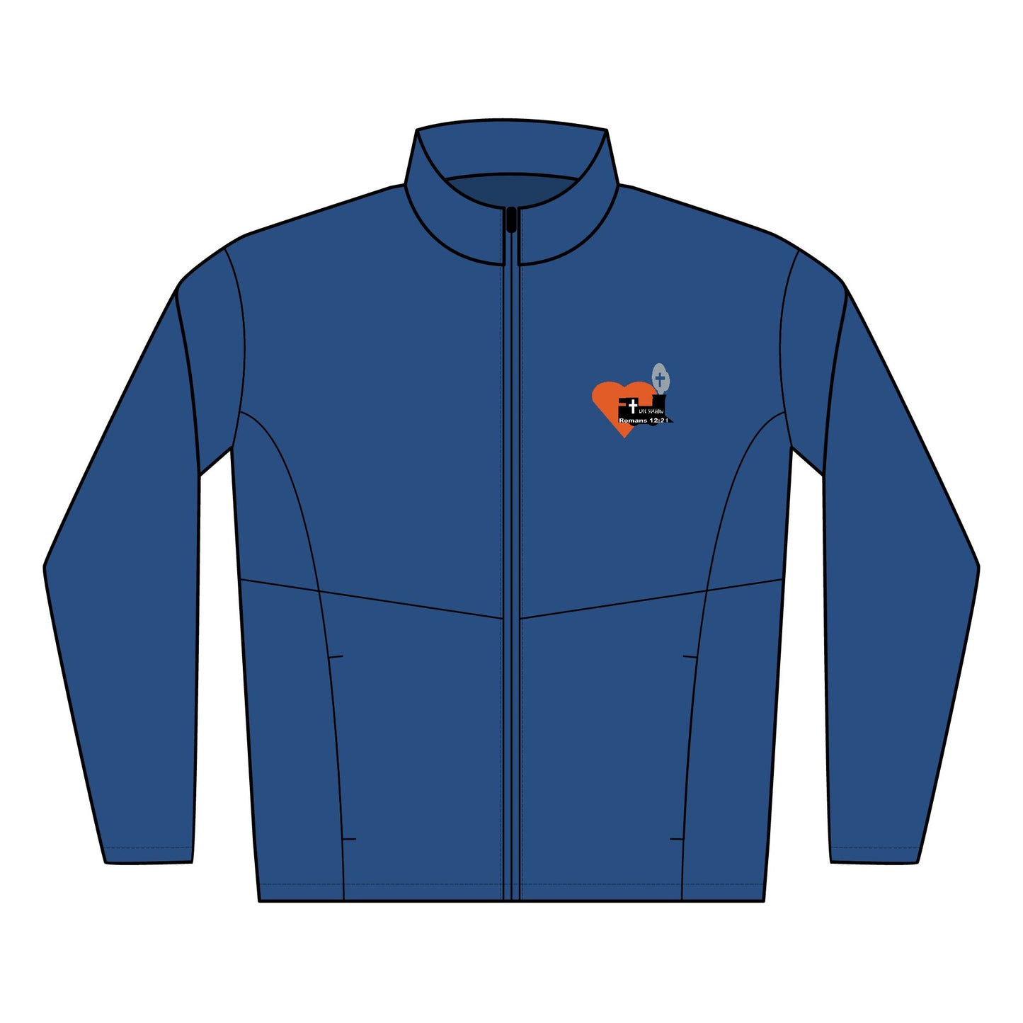 Men's Soft Shell Jacket with LifeStation Logo Design | Lightweight Jacket for Outdoor Activities, Sports, Casual Wear, Gifts, Everyday Use