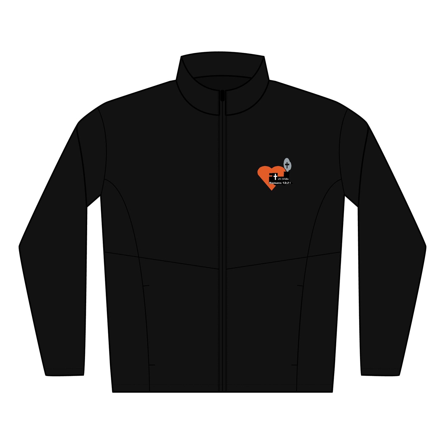 Men's Soft Shell Jacket with LifeStation Logo Design | Lightweight Jacket for Outdoor Activities, Sports, Casual Wear, Gifts, Everyday Use
